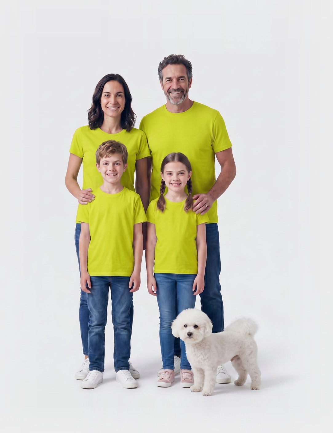 Haine asortate pentru întreaga familie