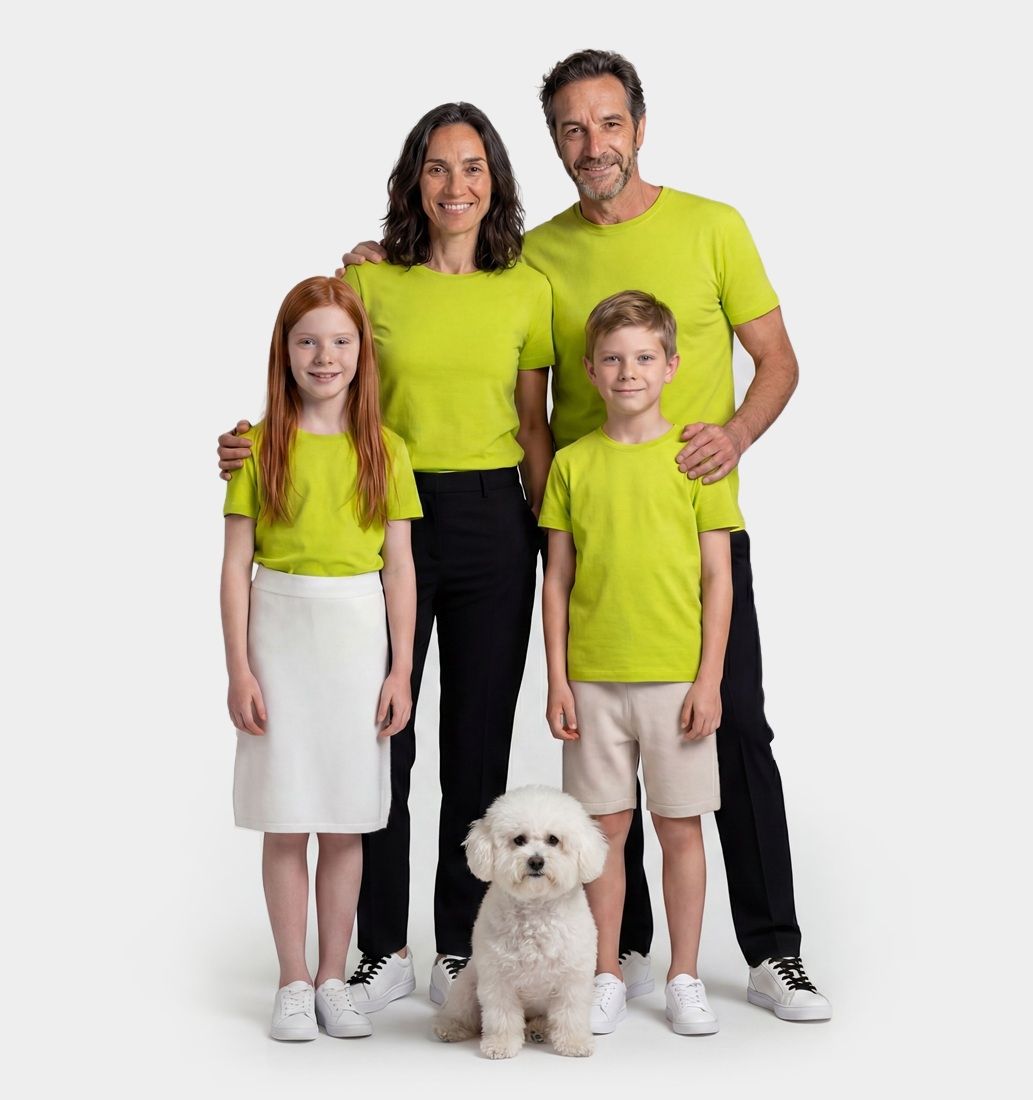 Haine asortate pentru întreaga familie